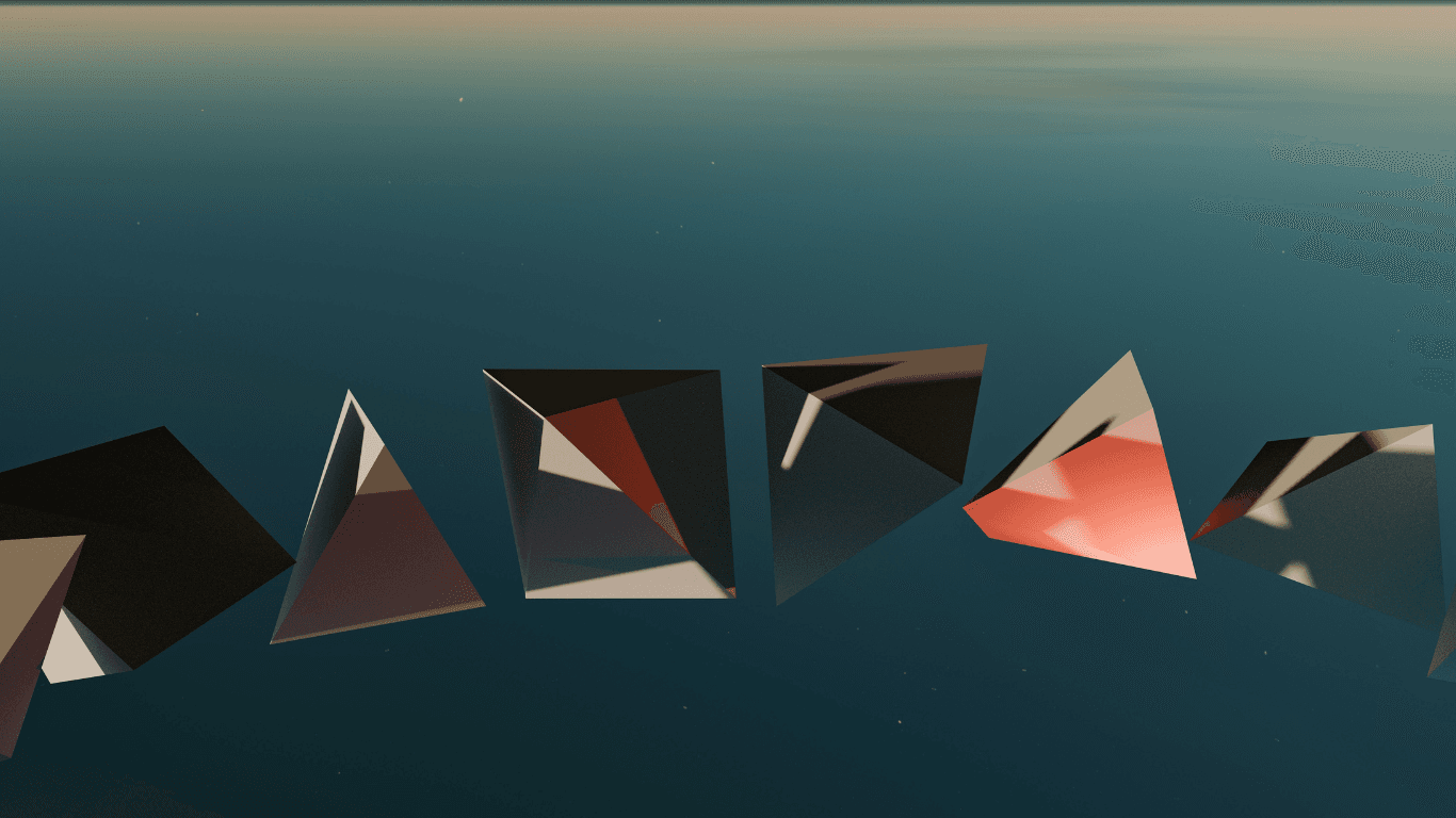 Conceptual image of AI agents at work