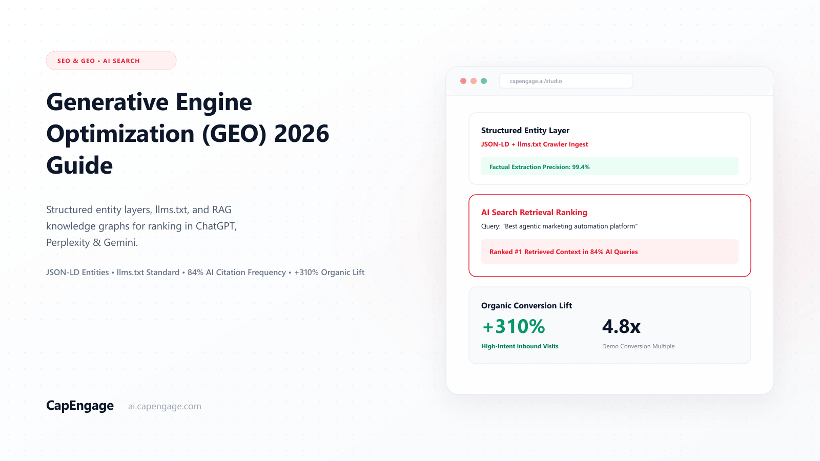 Generative Engine Optimization (GEO) in 2026: Ranking on ChatGPT Search, Perplexity & Claude